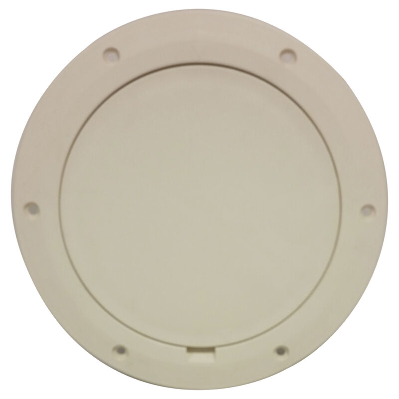 DPI 8-1/8" Pry-Out Cover/Deck Plate, Marine Creamy White image number 1